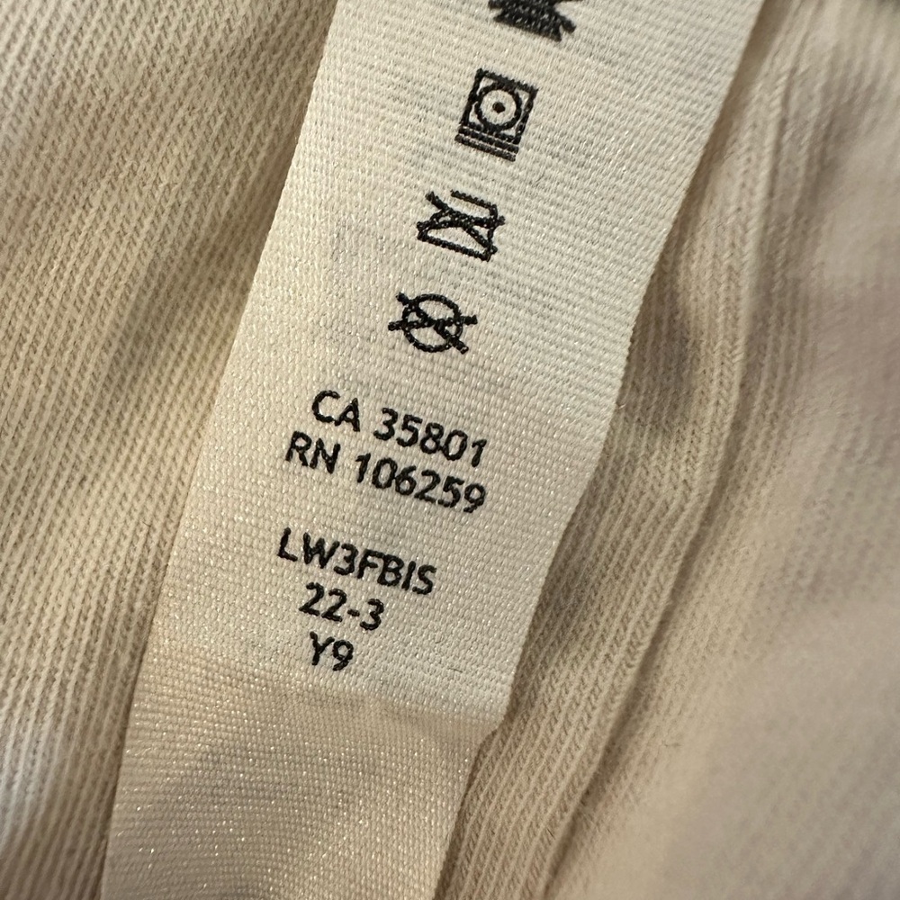 Lululemon Cinchable Fleece Zip-Up Jacket (Like New) Size 10 White Opal - Picture 11 of 12